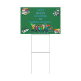 Heading to Middle School Plastic Yard Sign