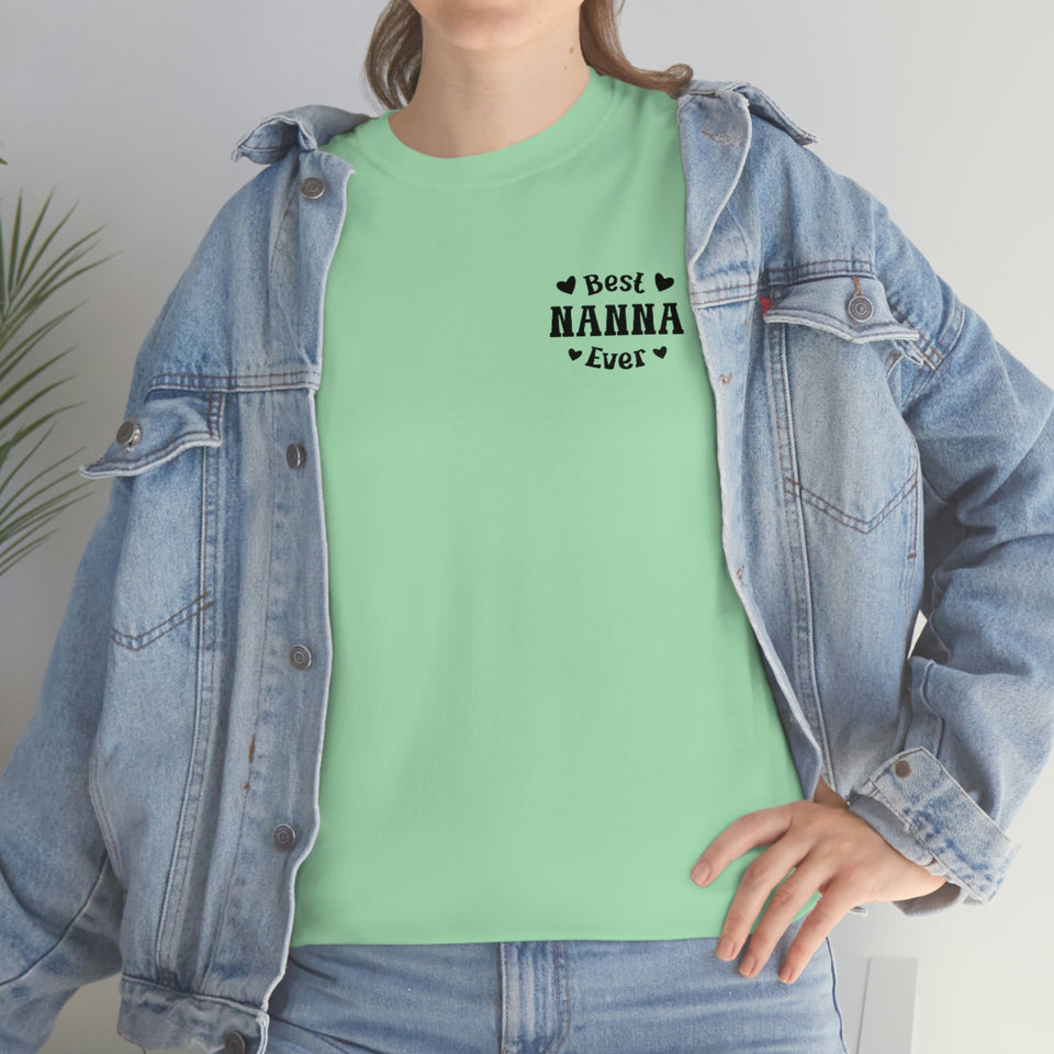Best Nanna Ever Unisex Heavy Cotton Tee