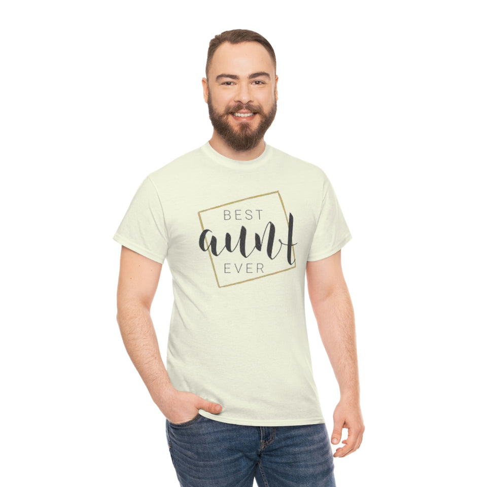 Best Aunt Ever Unisex Heavy Cotton Tee