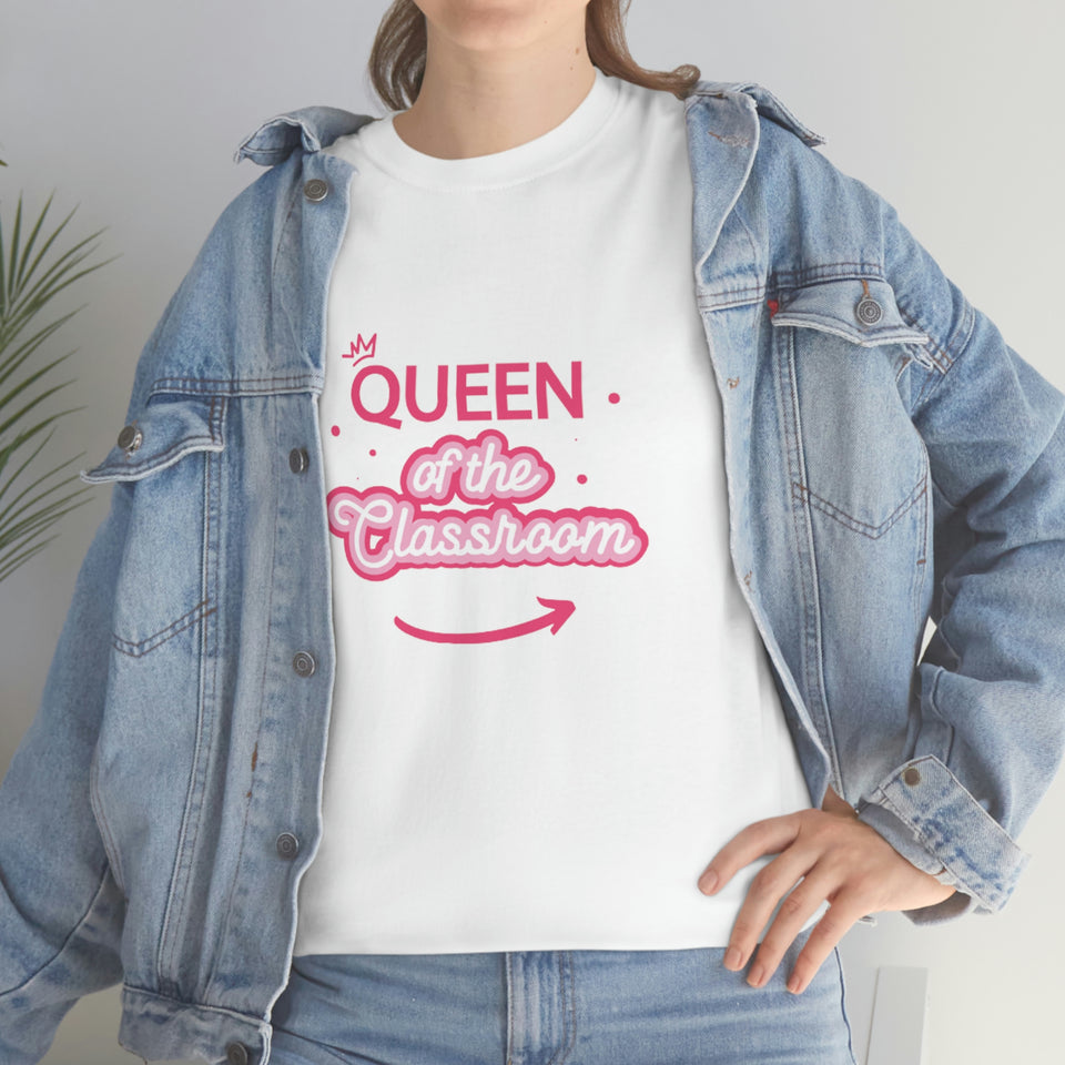 Queen of The Classroom Cotton Tee