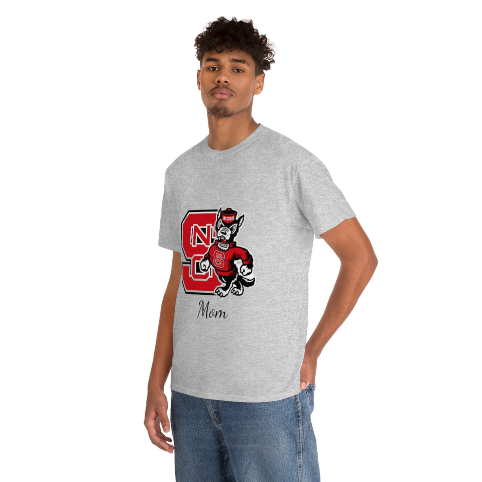 NC State Mom Unisex Heavy Cotton Tee