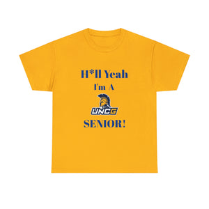 H*ll Yeah! UNCG Senior Unisex Heavy Cotton Tee