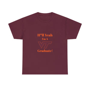 H*ll Yeah! Virginia Tech Unisex Heavy Cotton Tee