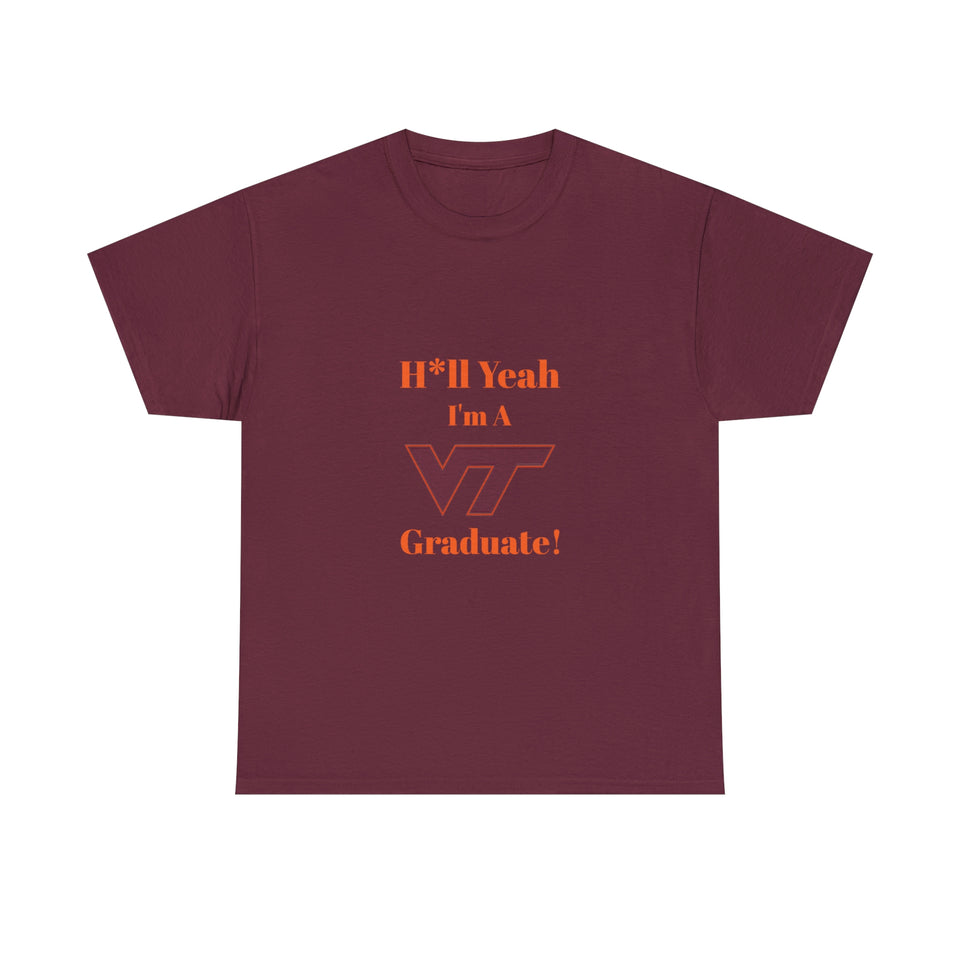 H*ll Yeah! Virginia Tech Unisex Heavy Cotton Tee