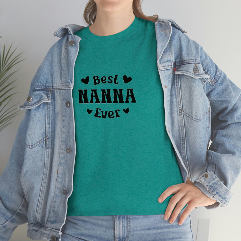 Best Nanna Ever Unisex Heavy Cotton Tee