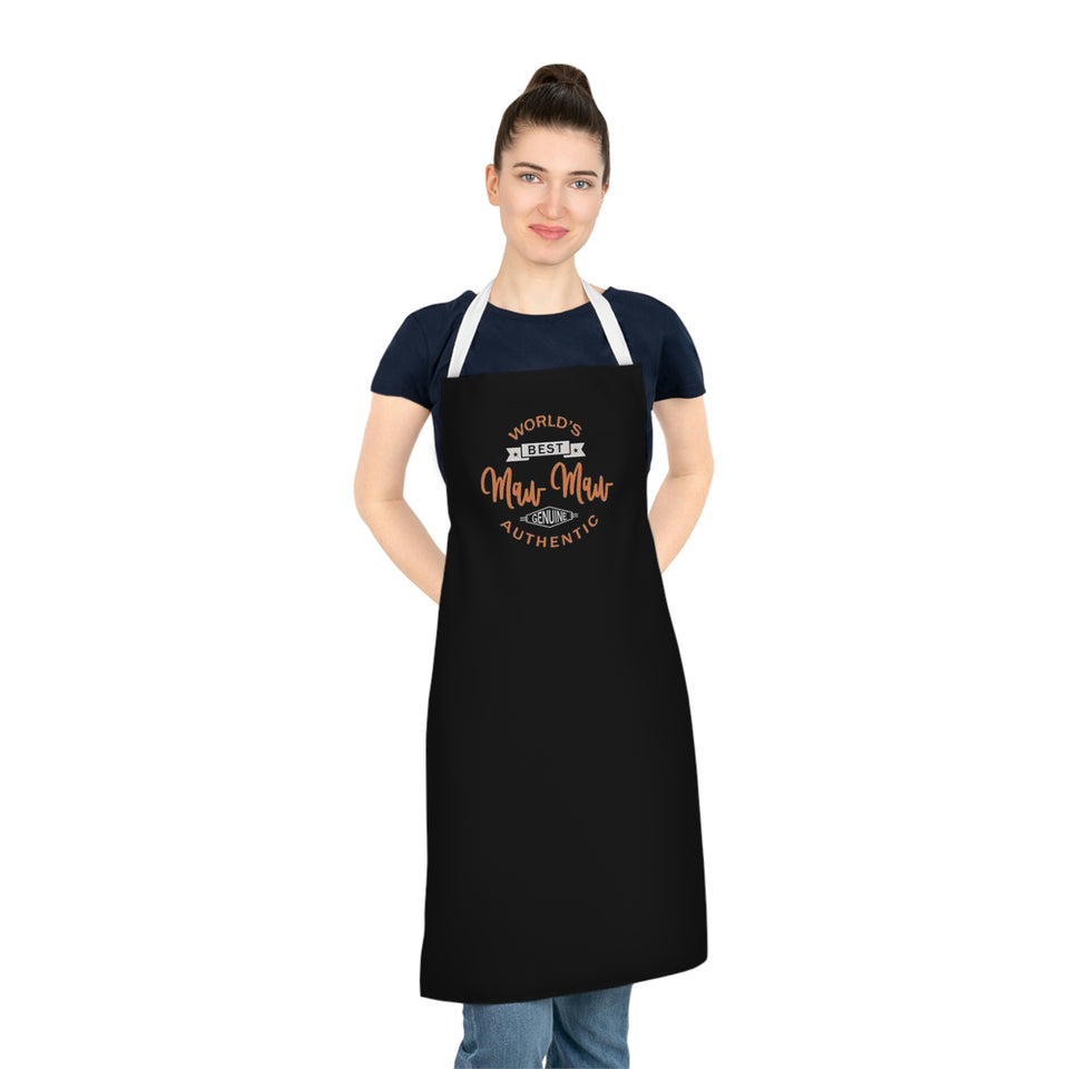 Worlds Best Maw Maw Adult Apron (AOP)