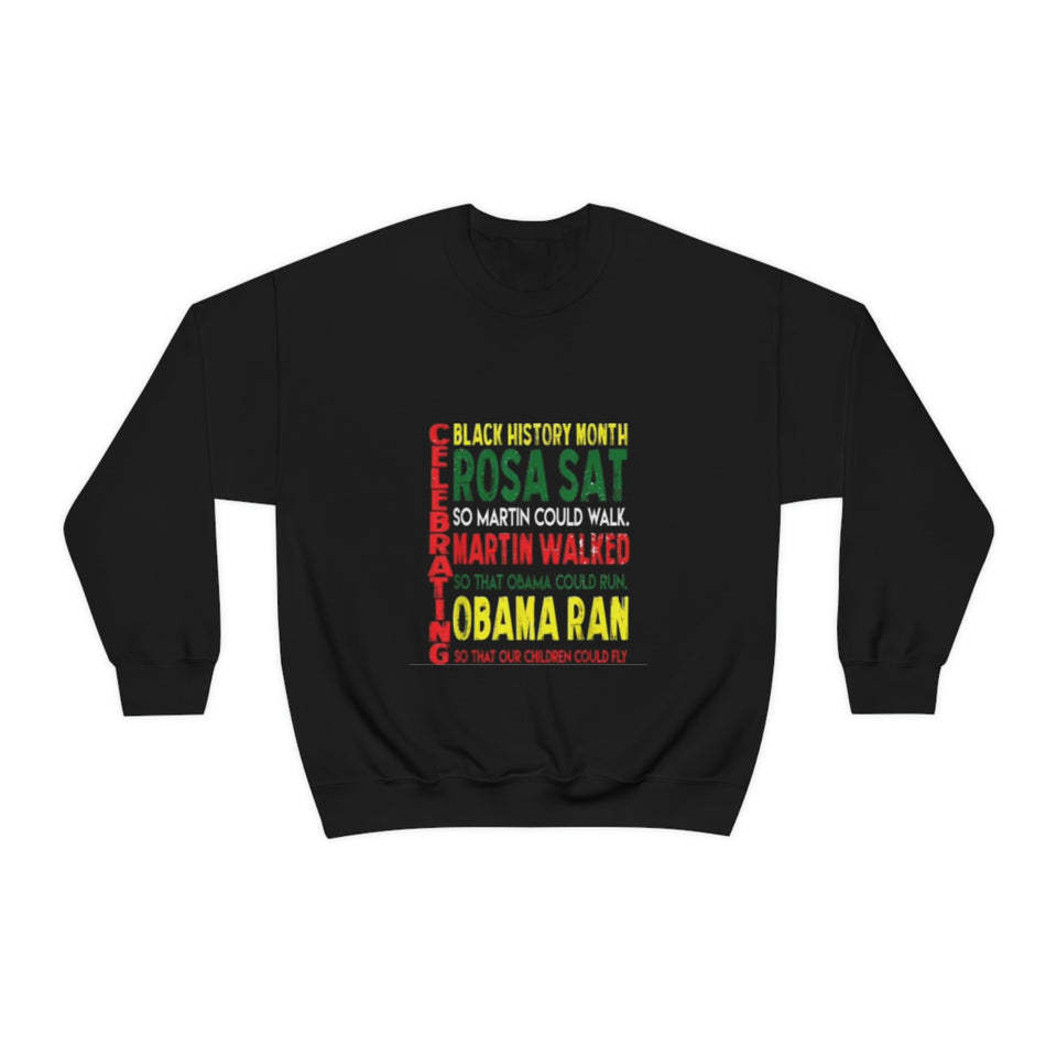 Celebrating Black History Month Unisex Heavy Blend™ Crewneck Sweatshirt