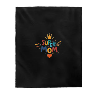 Super Mom Velveteen Plush Blanket