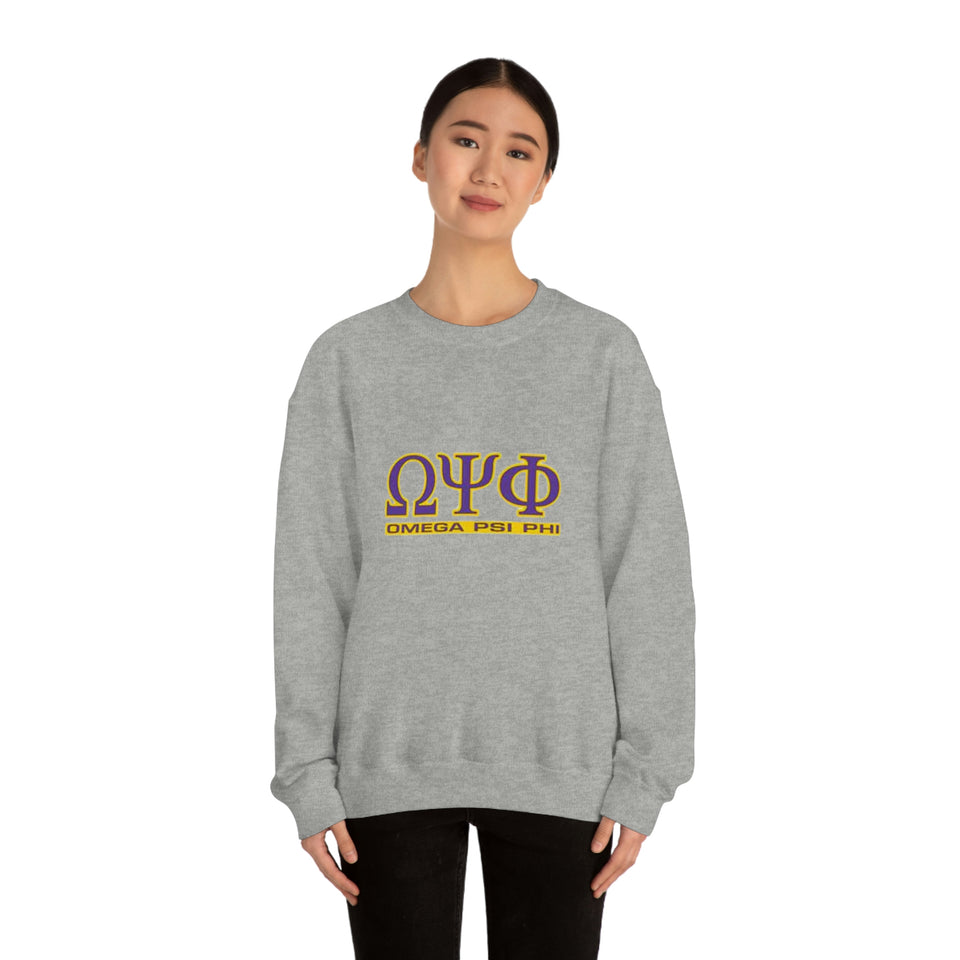 Omega Psi Phi Unisex Heavy Blend™ Crewneck Sweatshirt