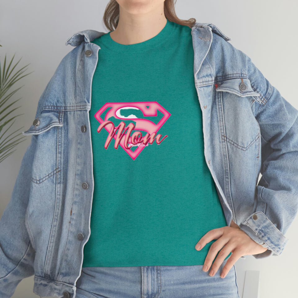 Today's Single Mom Superwoman Unisex Heavy Cotton Tee