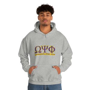 Omega Psi Phi Unisex Heavy Blend™ Hooded Sweatshirt