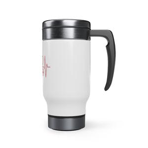 Delta Heartbeat Stainless Steel Travel Mug with Handle, 14oz