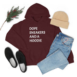 DOPE SNEAKERS AND A HOODIE Unisex Heavy Blend™ Hooded Sweatshirt