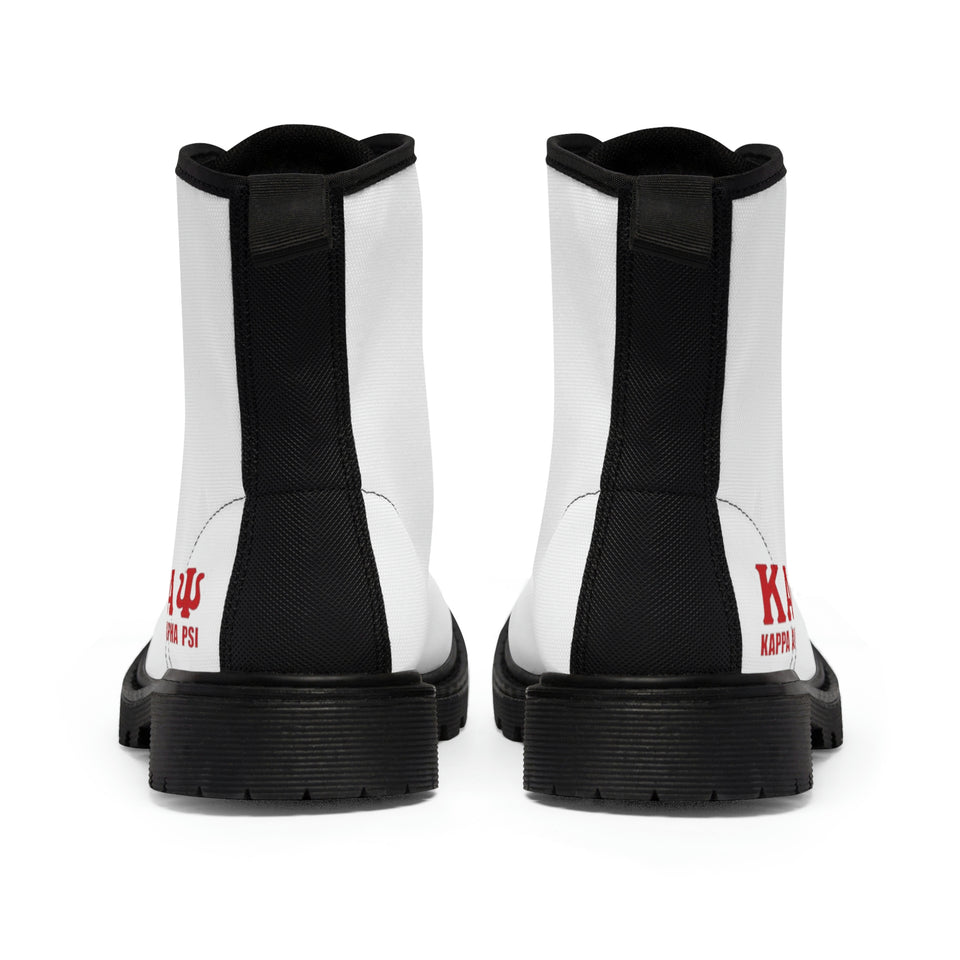 Kappa Alpha Psi Men's Canvas Boots