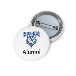 Hunter Huss HS Alumni Custom Pin Buttons