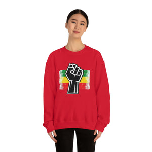 Black Fist Unisex Heavy Blend™ Crewneck Sweatshirt