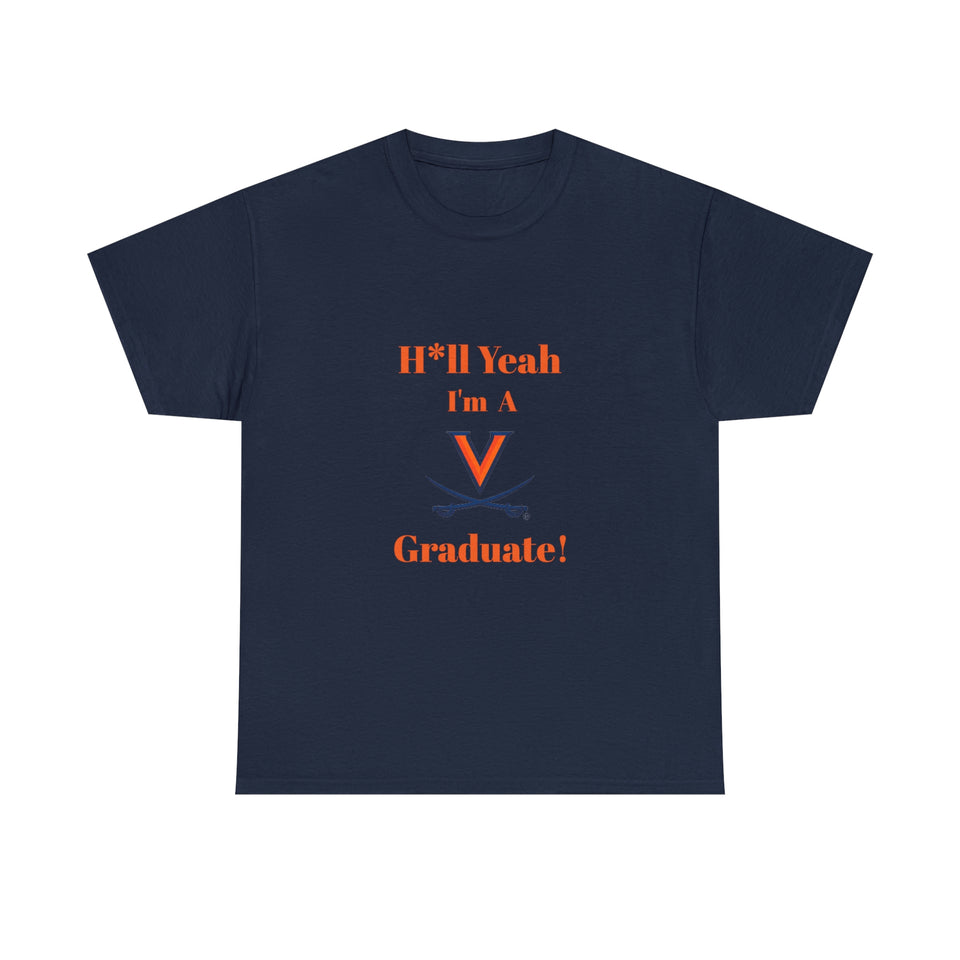 H*ll Yeah University of Virginia Unisex Heavy Cotton Tee