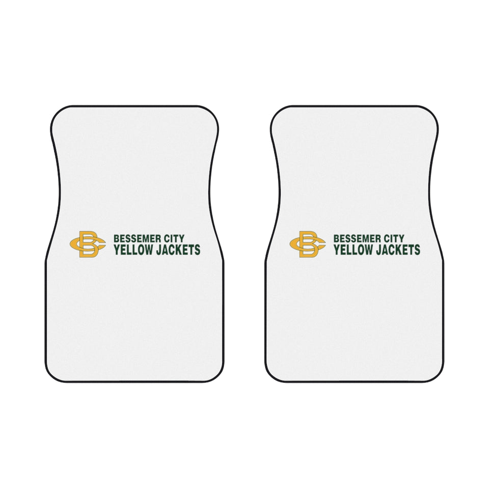 Bessemer City Yellow Jackets Car Mats (2x Front)