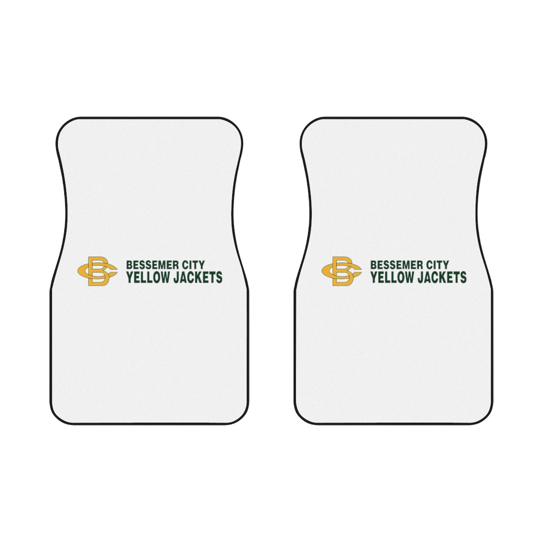 Bessemer City Yellow Jackets Car Mats (2x Front)
