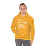 DOPE SNEAKERS AND A HOODIE Unisex Heavy Blend™ Hooded Sweatshirt