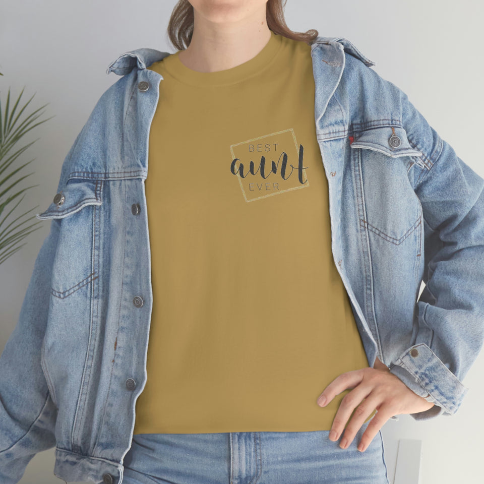 Best Aunt Ever Unisex Heavy Cotton Tee