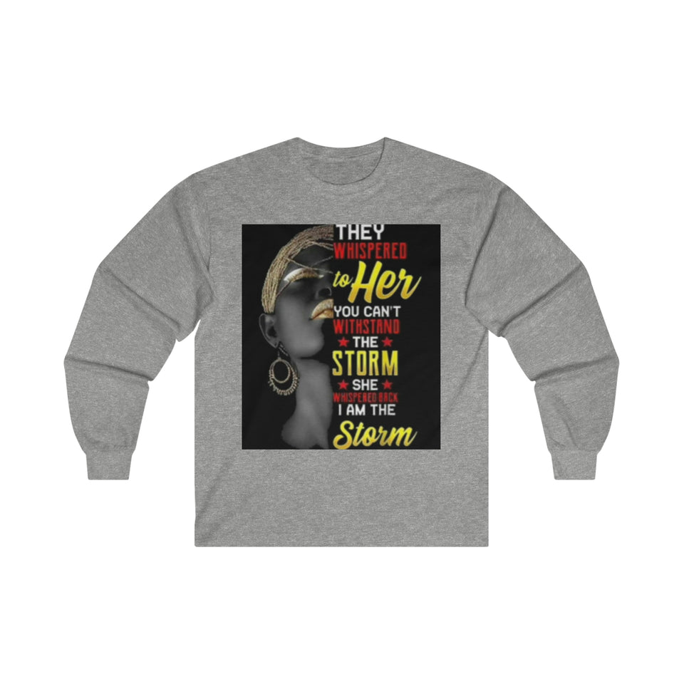 They Whispered Ultra Cotton Long Sleeve Tee