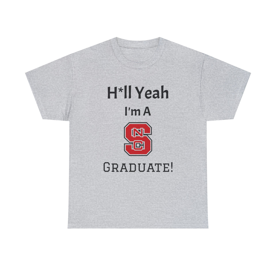 H*ll Yeah! NCSU Grad Unisex Heavy Cotton Tee