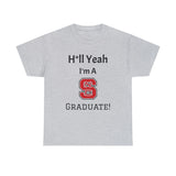 H*ll Yeah! NCSU Grad Unisex Heavy Cotton Tee