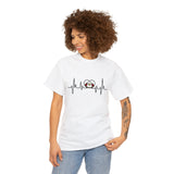 Boston College Heartbeat Unisex Heavy Cotton Tee