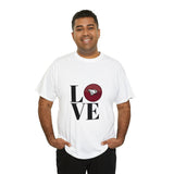 LOVE NCCU Unisex Heavy Cotton Tee