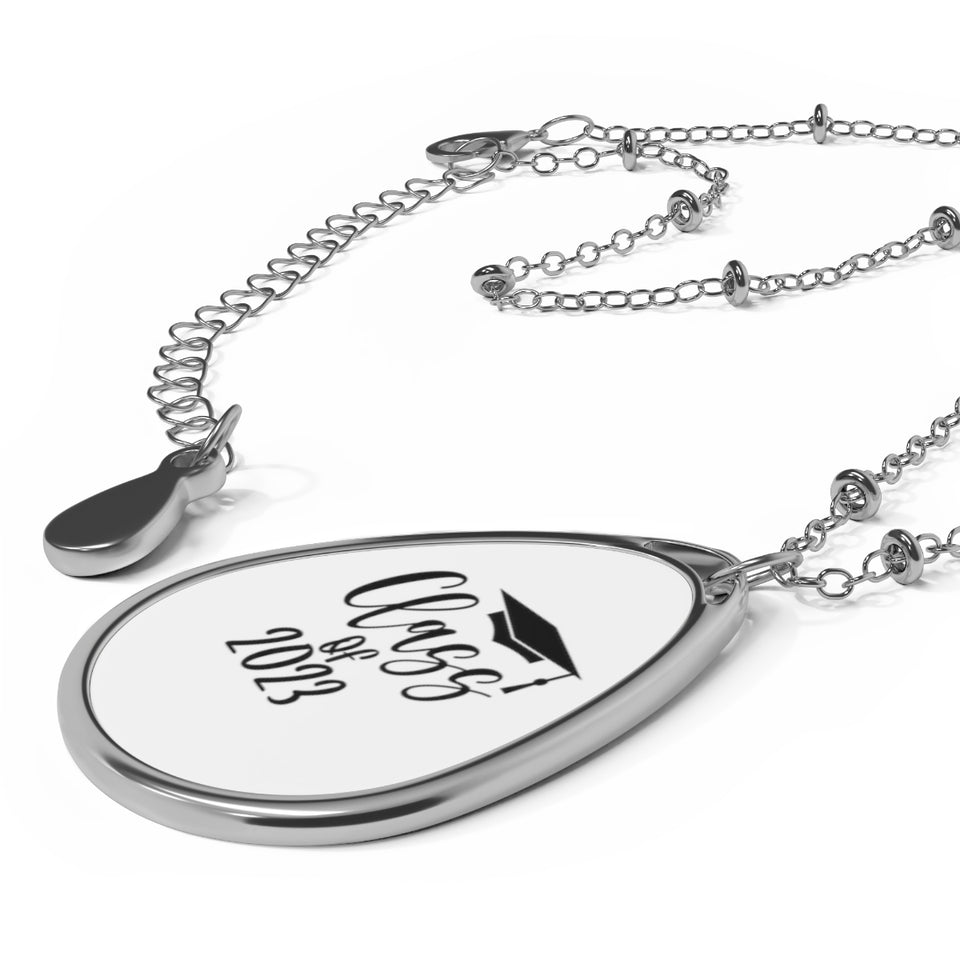 Class of 2023 Oval Necklace