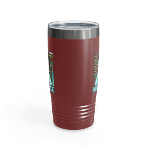 Black Nurse Ringneck Tumbler, 20oz