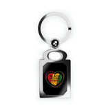 Black History 24/7/365 Photo Keyring