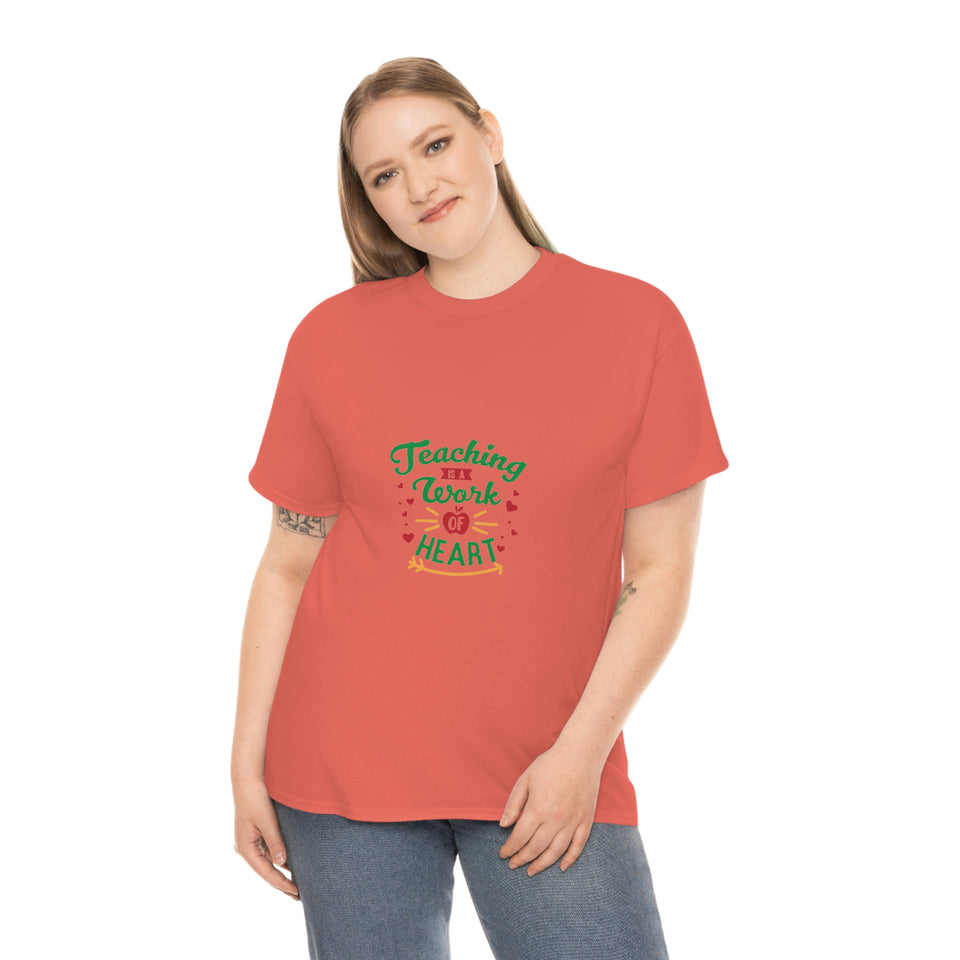 Work of Heart Cotton Tee