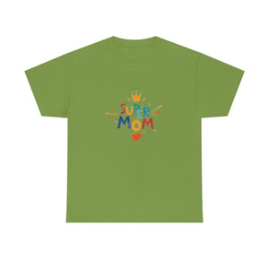 Super Mom Unisex Heavy Cotton Tee