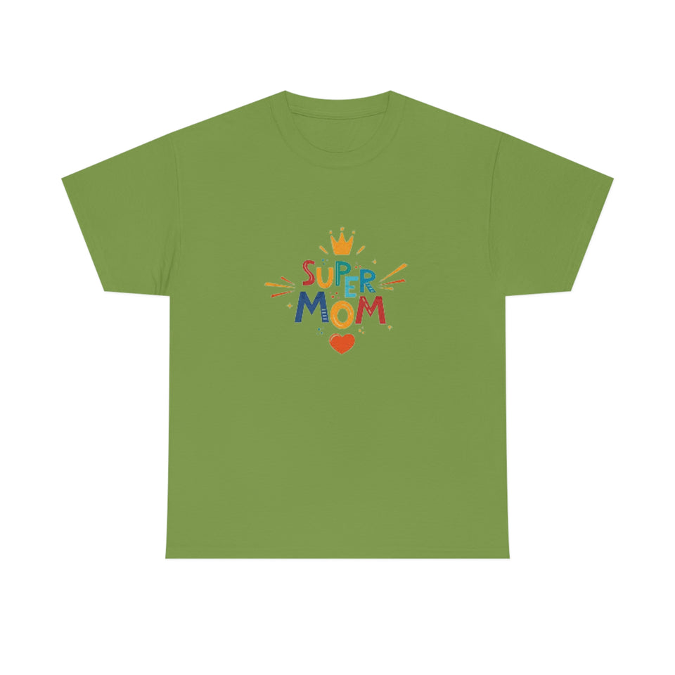 Super Mom Unisex Heavy Cotton Tee