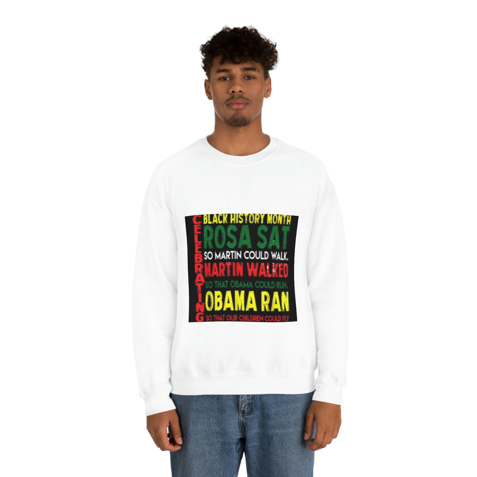 Celebrating Black History Month Unisex Heavy Blend™ Crewneck Sweatshirt