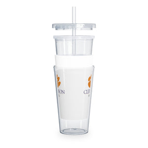 Clemson University Mom Tumbler with Straw