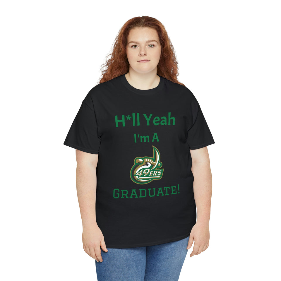 H*ll Yeah! UNC Charlotte Senior Unisex Heavy Cotton Tee