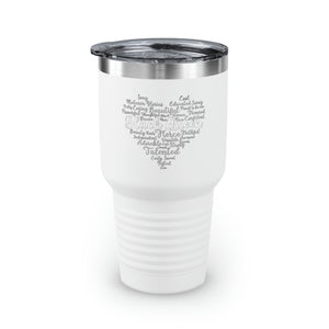 Black Queen Ringneck Tumbler, 30oz