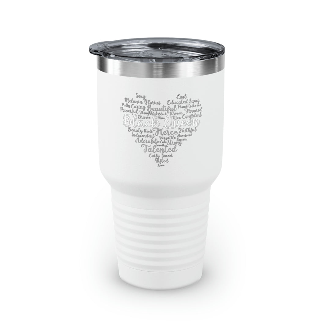 Black Queen Ringneck Tumbler, 30oz