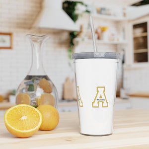 Appalachian State Plastic Tumbler with Straw