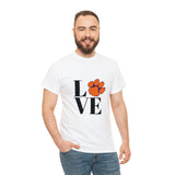 LOVE Clemson Unisex Heavy Cotton Tee