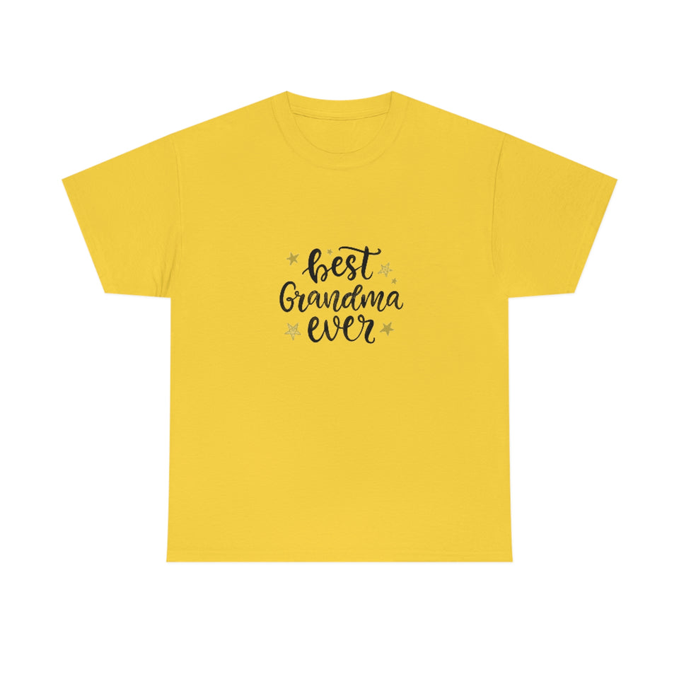 Best Grandma Ever Unisex Heavy Cotton Tee