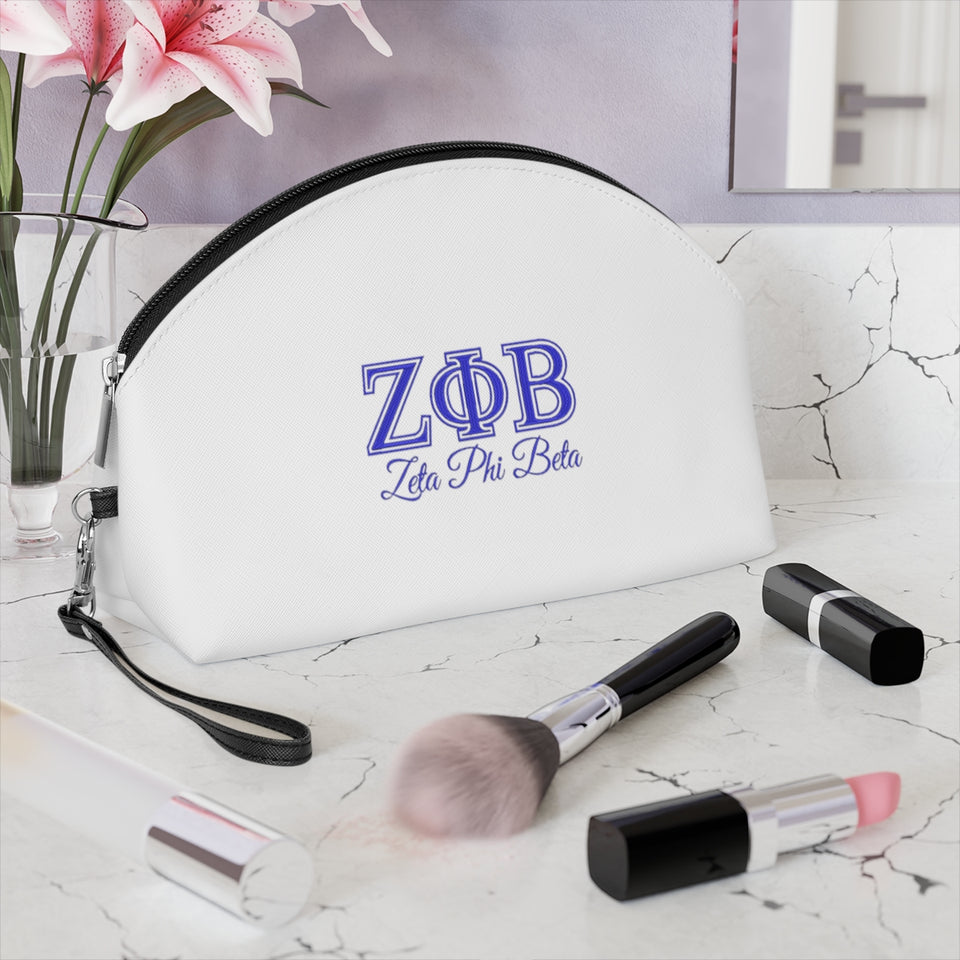 Zeta Phi Beta Makeup Bag