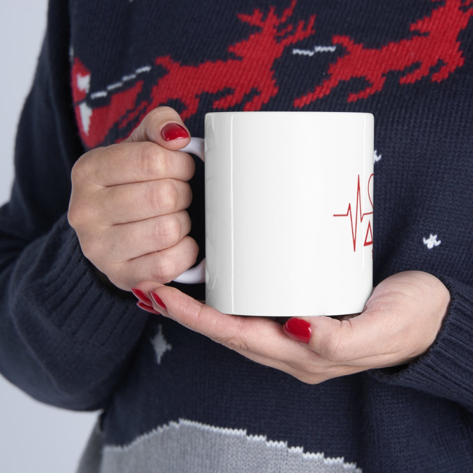 Delta Sigma Theta Ceramic Mug 11oz