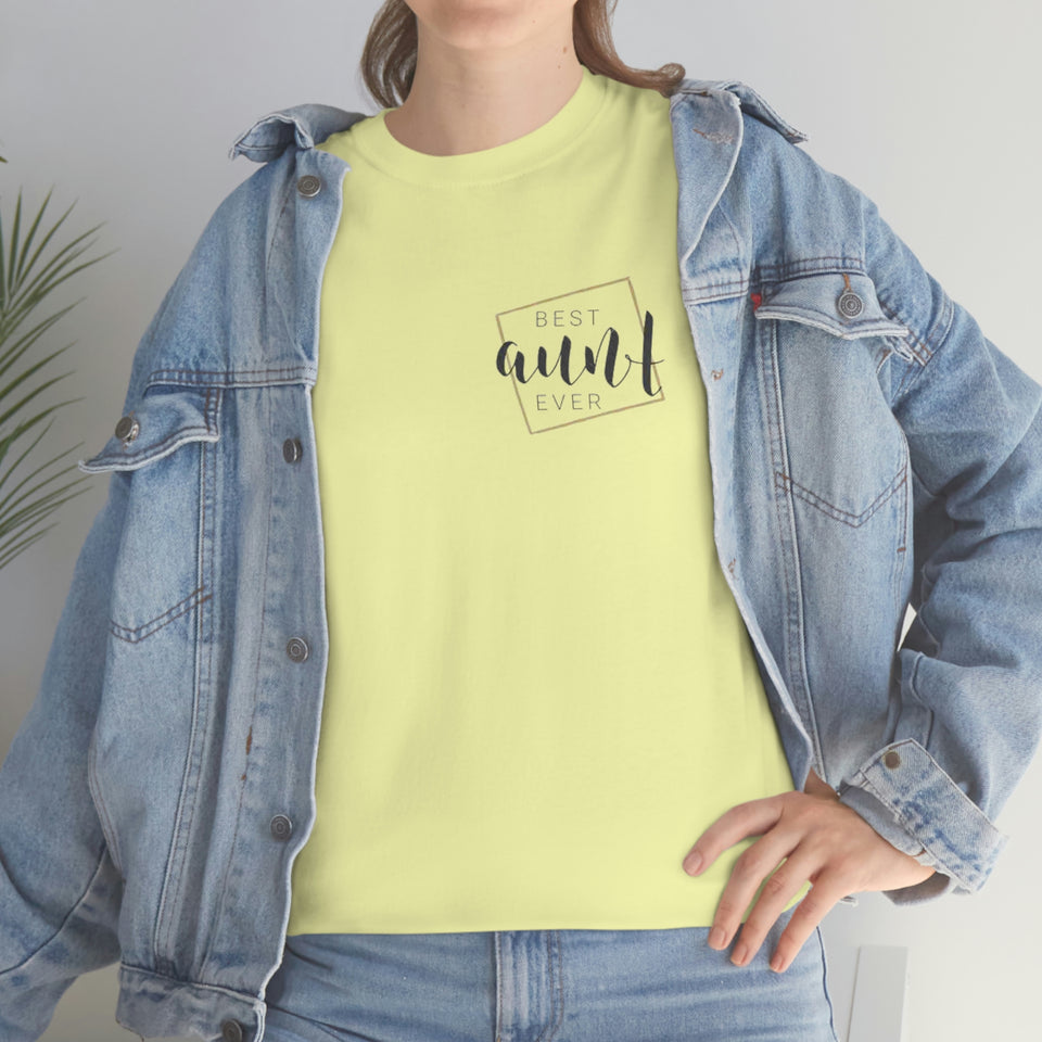 Best Aunt Ever Unisex Heavy Cotton Tee