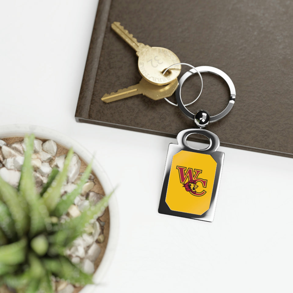 West Charlotte HS Rectangle Photo Keyring