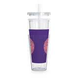 Happy Mother's Day Stepmom Spanish  Plastic Tumbler with Straw