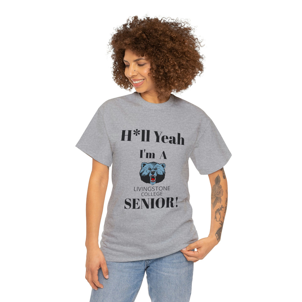 H*ll Yeah! Livingstone Blue Bears Senior Unisex Heavy Cotton Tee